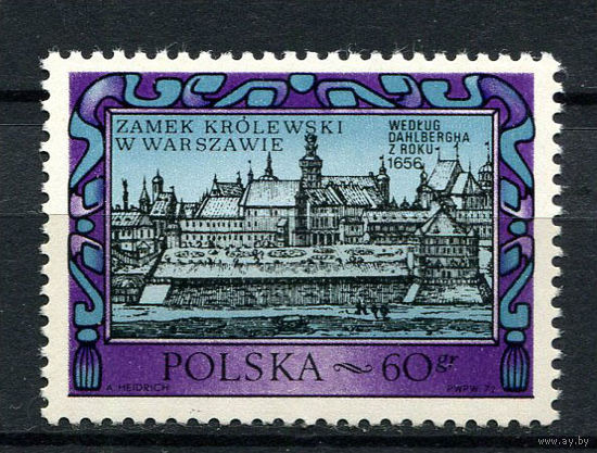 Польша - 1972 - Архитектура - [Mi. 2202] - полная серия - 1 марка. MNH.