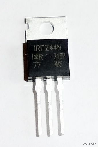 Транзистор полевой IRFZ44N, 60V, 50A.