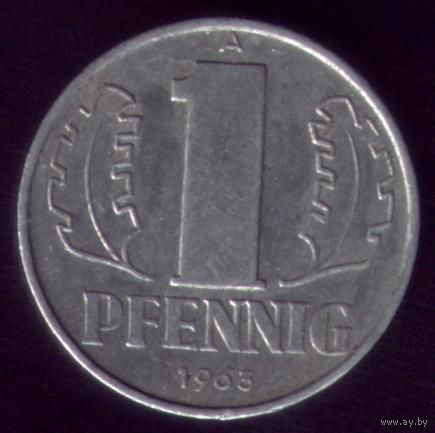 1 пфенниг 1963 год ГДР