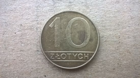 Польша 10 злотых, 1989г. (D-16)