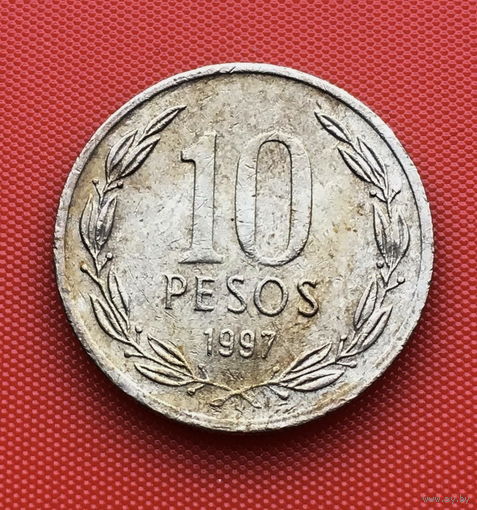 122-10 Чили, 10 песо 1997 г.