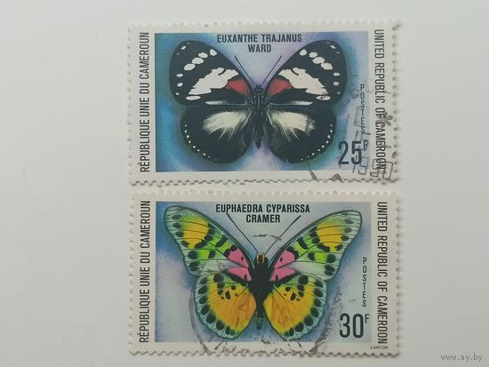 Камерун 1978. Бабочки