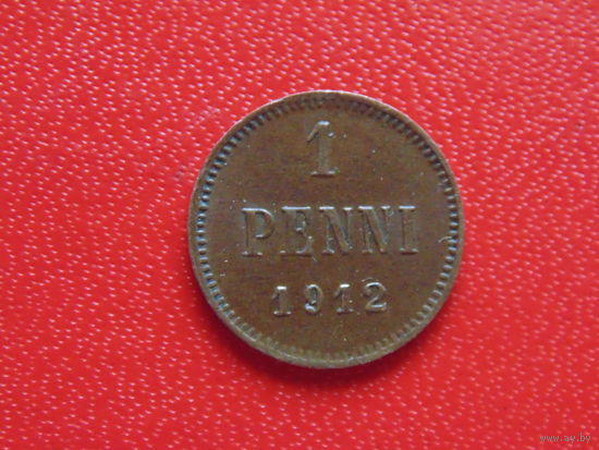Россия для Финляндии, 1 пенни 1912 года.