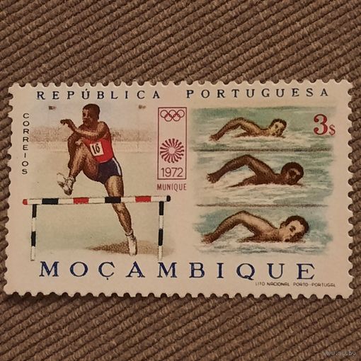 Мозамбик 1972. Португальская колония. Олимпиада Мюнхен-72