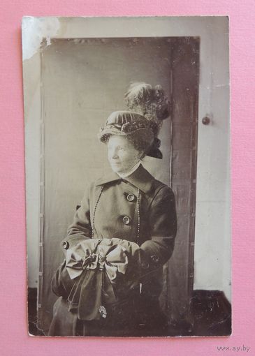 Фото "Дама с вуалью", Зап. Бел., до 1917 г.