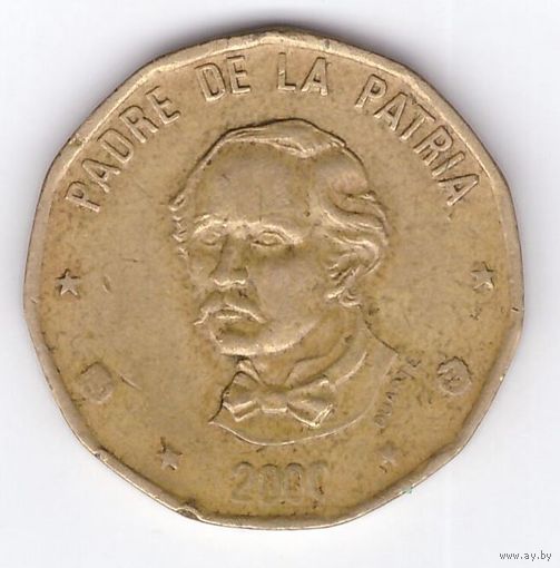 Доминиканская Республика 1 песо 2000. Возможен обмен