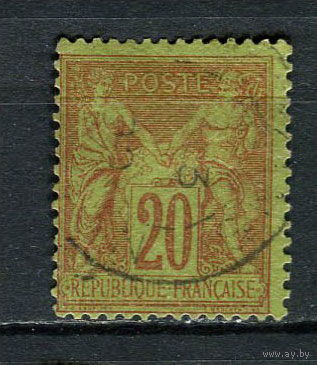 Франция - 1884 - Аллегория - [Mi. 79] - полная серия - 1 марка. Гашеная.  (Лот 53Dk)