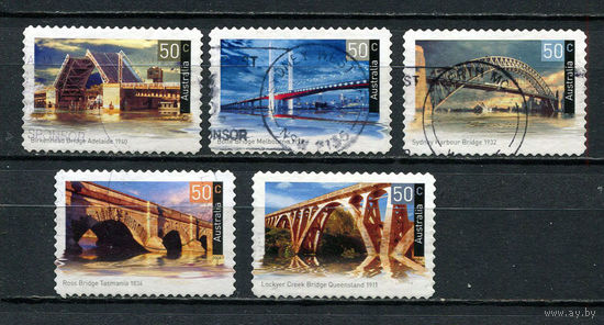 Австралия - 2004 - Мосты - [Mi. 2292-2296] - полная серия - 5 марок. Гашеные.  (Лот 9DM)