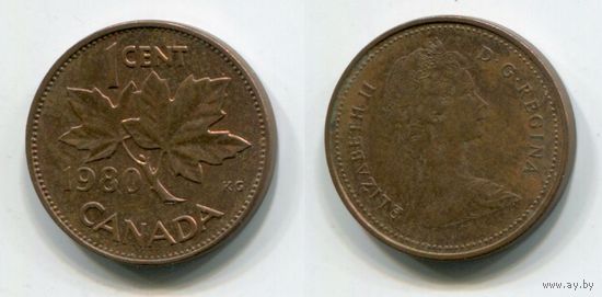 Канада. 1 цент (1980, XF)