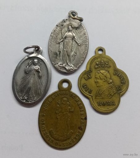 Медальоны католические Италия, Испания начало 20 века