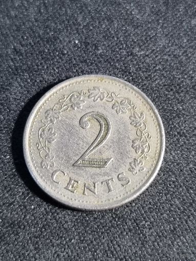 Мальта 2 цента 1982