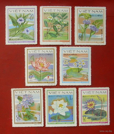 Вьетнам. Цветы. ( 8 марок ) 1978 года. 8-20.