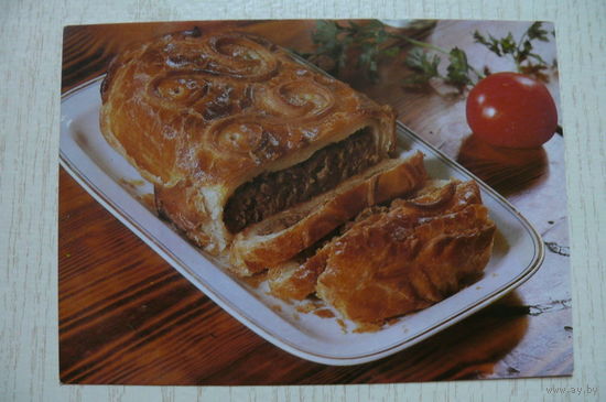 Рецепты, 1987; Кулебяка (10*15 см).