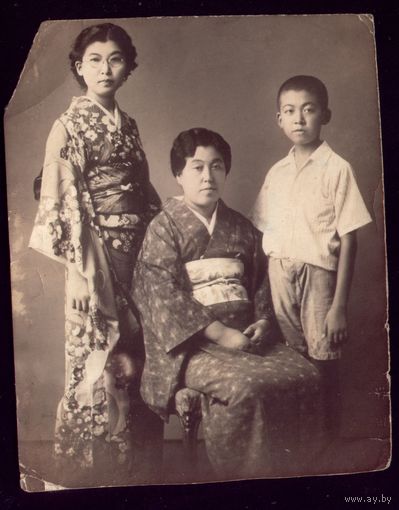 Фото семьи японского солдата