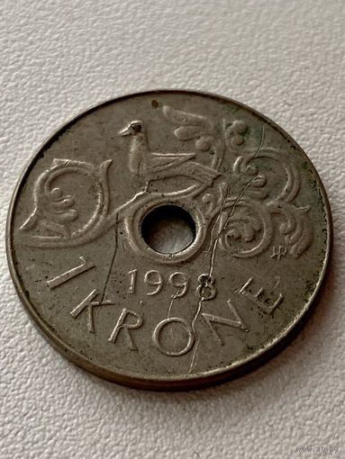 5 крон 1993 год Норвегия
