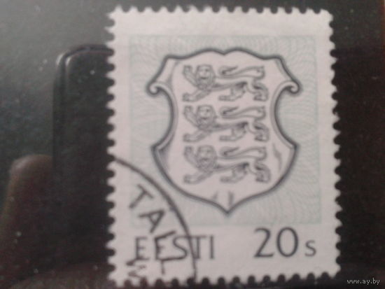 Эстония 1995 Стандарт, герб 20 s