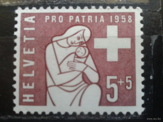 Швейцария, 1958, Мать с младенцем**