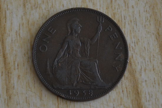 Великобритания 1 пенни 1938
