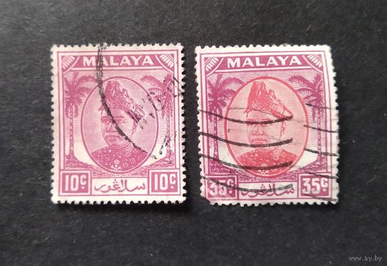 Великобритания\1397\ Британская Малайя 1949 год. Селангор. Султан Хисамуддин Алам Шах