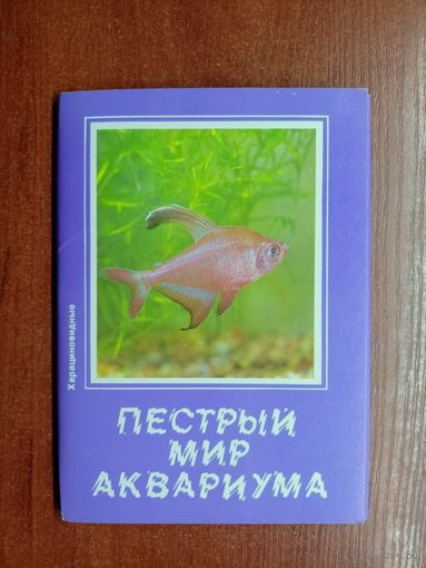 "Пестрый мир аквариума. Харациновидные" Комплект из 18 цветных открыток