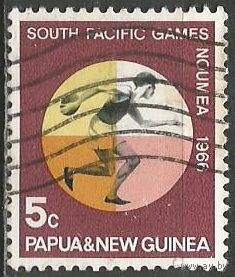 Папуа Новая Гвинея. Южно-Тихоокеанские спортигры. 1966г. Mi#99.