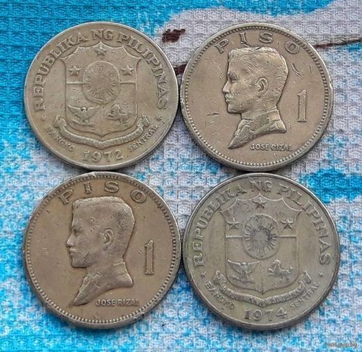 Филиппины 1 песо. Большая монета!