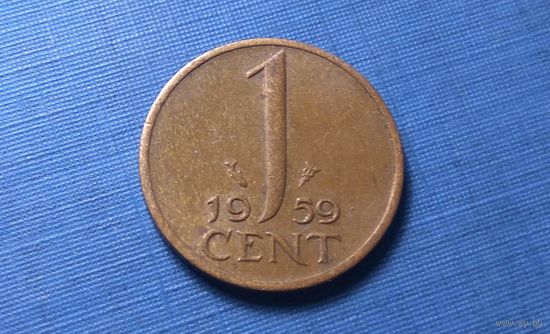 1 цент 1959. Нидерланды.