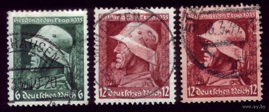 3 марки 1935 год Германия 569-570