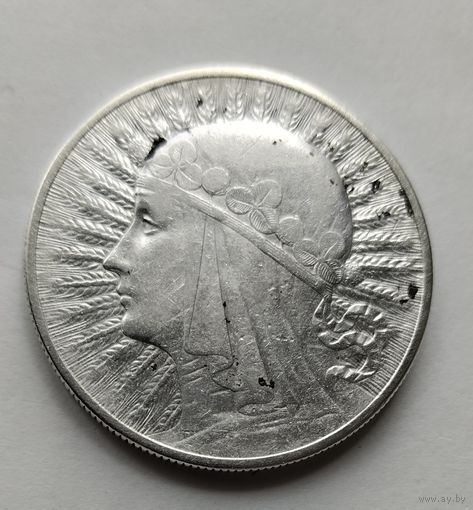 10 злотых 1932 г.с 1 рубля.