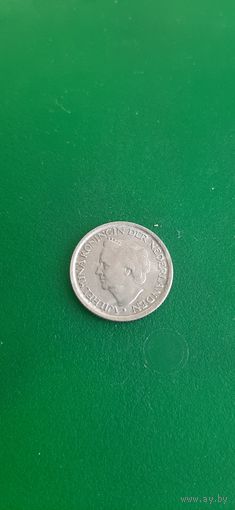 Нидерланды 25 центов 1948