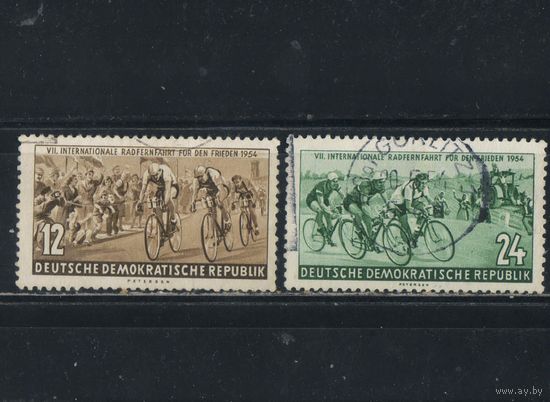 Германия ГДР 1954 7-я Международная велогонка Мира Полная #426-7