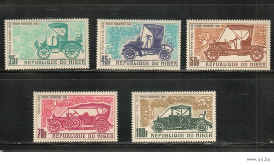 Нигер-1969 (Мих.214-218) **, Автомобили (полная серия)