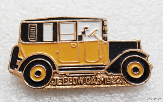 Ретро Автомобиль. Jellow Cab 1922 год. Транспорт #0173-TP4