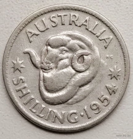 Австралия 1 шиллинг 1954 2