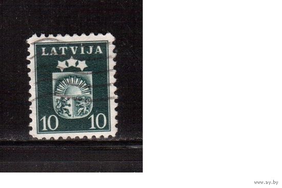 Латвия-1940 (Мих.286)  гаш. , Стандарт, Герб