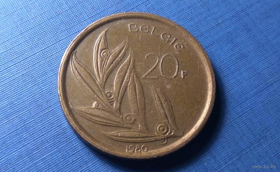 20 франков 1980 BELGIE. Бельгия.