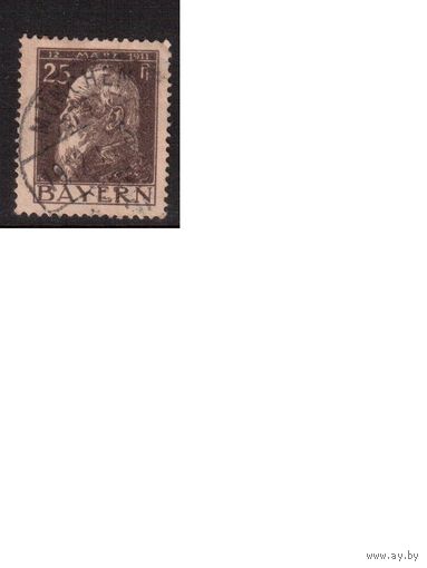 Германия(Бавария)-1911,(Мих.80)  гаш.  , тип. I,   Принц-регент Леопольд(кат.=4,0 е)