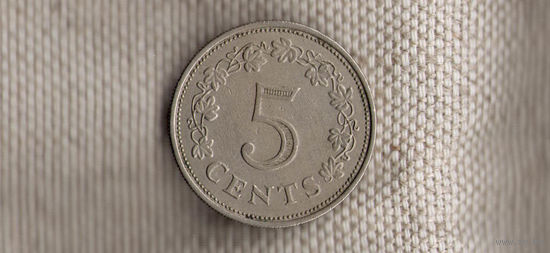 Мальта 5 центов 1972(Ab*)