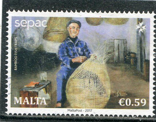 Мальта. Профессии. Плетение рыболовных сетей