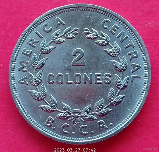 Коста-Рика 2 колона, 1968-1978