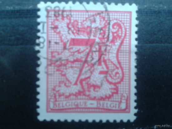 Бельгия 1982 Стандарт, геральдический лев 7 франков