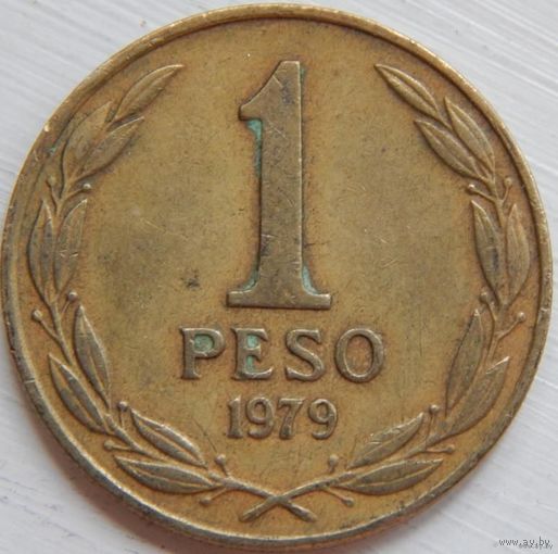 Чили 1 песо 1979 год