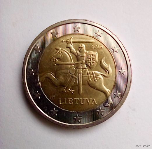 Литва 2 евро 2015 г
