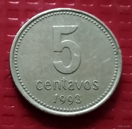 Аргентина 5 сентаво 1993 г. #40127