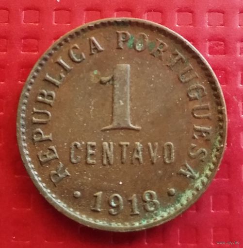 Португалия 1 сентаво 1918 г. #41039