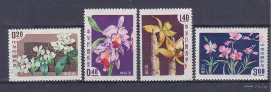 [53] Тайвань 1958. Флора.Орхидеи. СЕРИЯ MH
