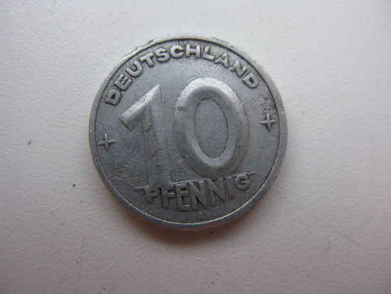 ГДР 10 пфеннигов 1949 г.