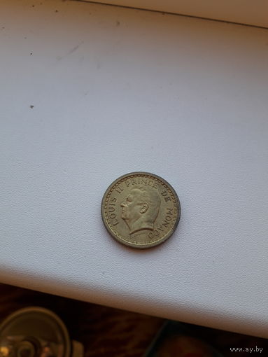 МОНАКО 2 франка 1945 год