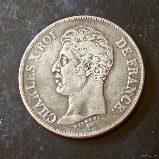 5 франков 1826 год(Франция)