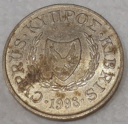 Кипр 5 центов, 1998 (8-5-2)